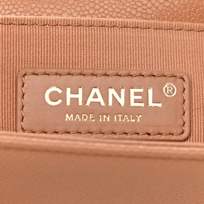 Chanel Caviar Quilted Small Boy Flap Brown 6 of 11