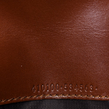Gucci Calfskin GG Supreme Monogram Continental Wallet Brown 7 of 12