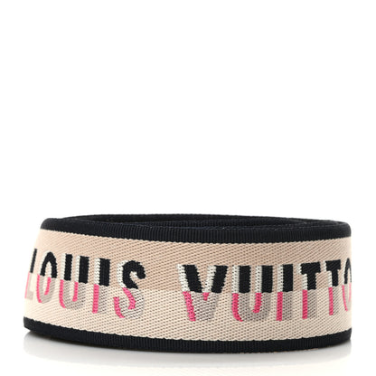 Louis Vuitton Jacquard Speedy Bandouliere 20 Shoulder Strap Black 2 of 3