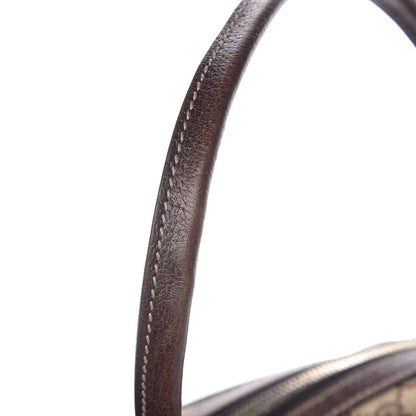 Gucci Monogram Small Princy Satchel Dark Brown 8 of 16