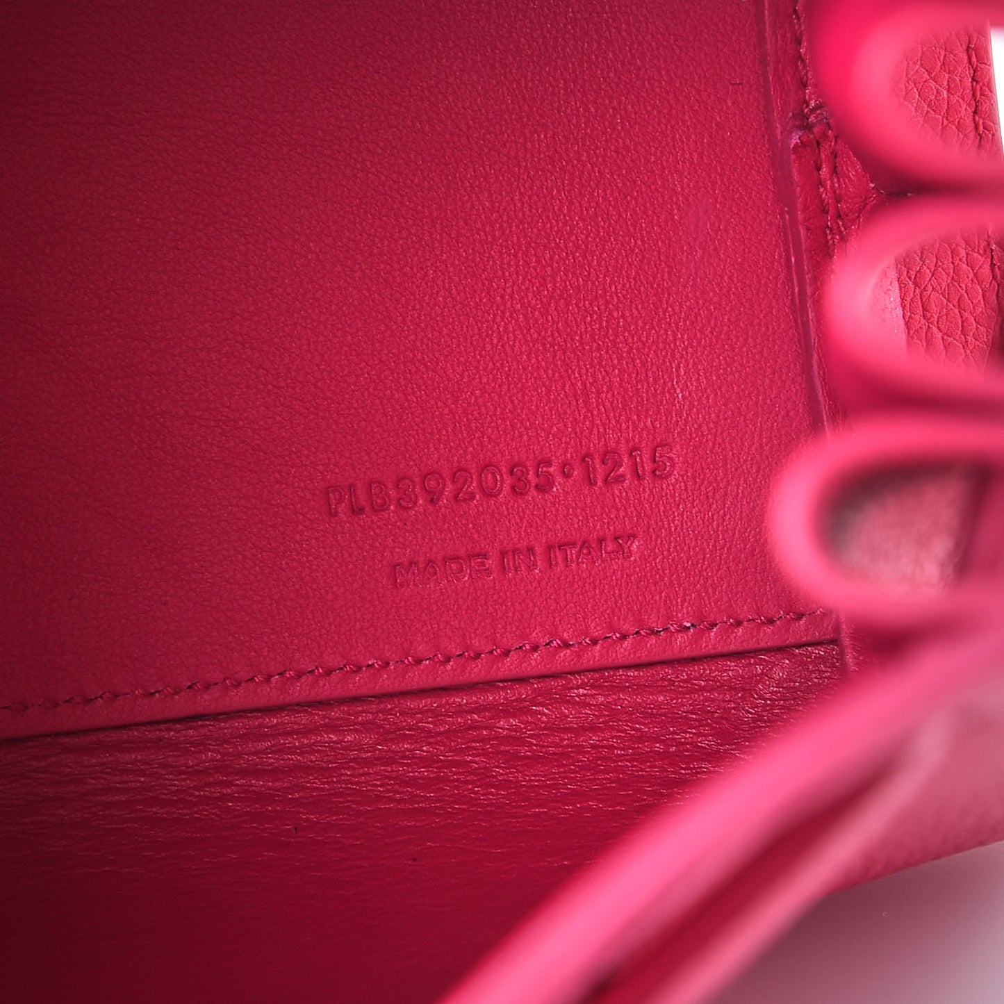 Calfskin Nano Sac De Jour Bubblegum