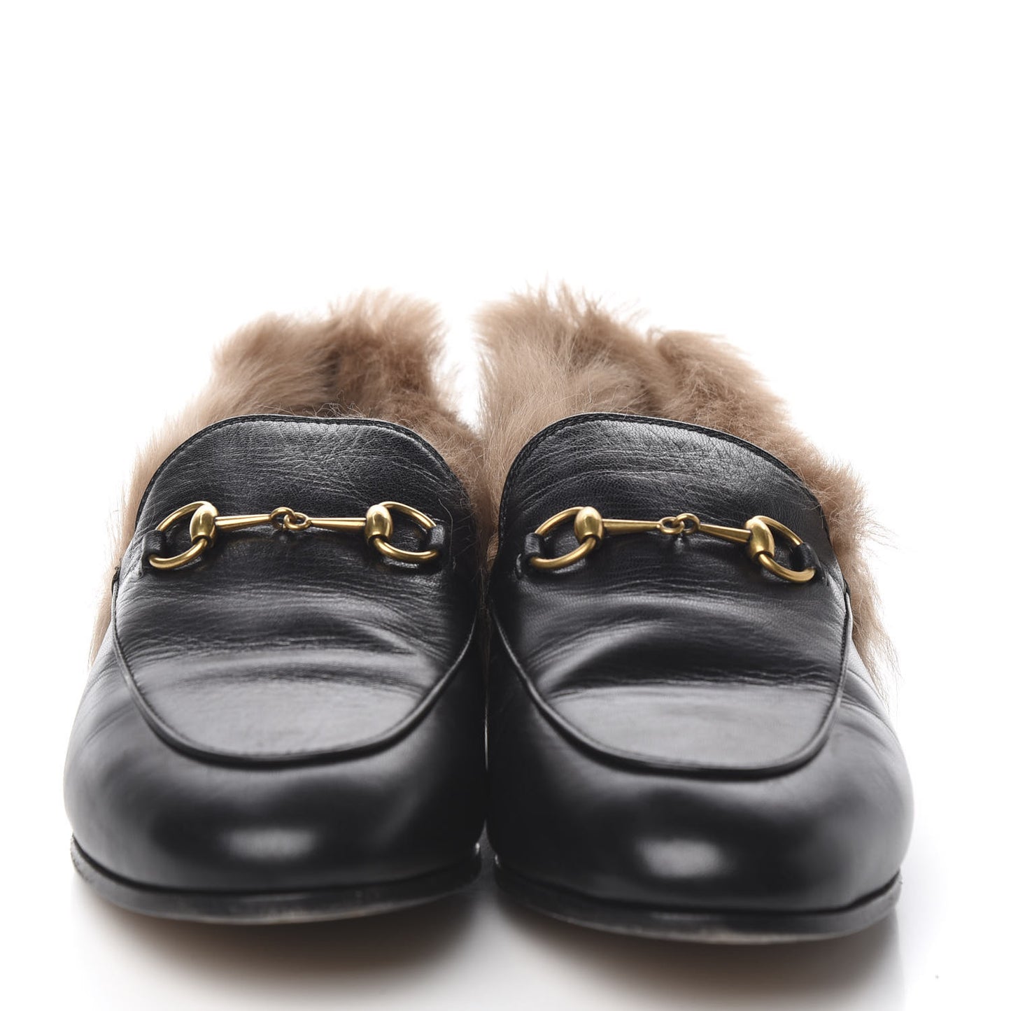 Malaga Kid Fur Womens Jordaan Loafers 40 Black Natural