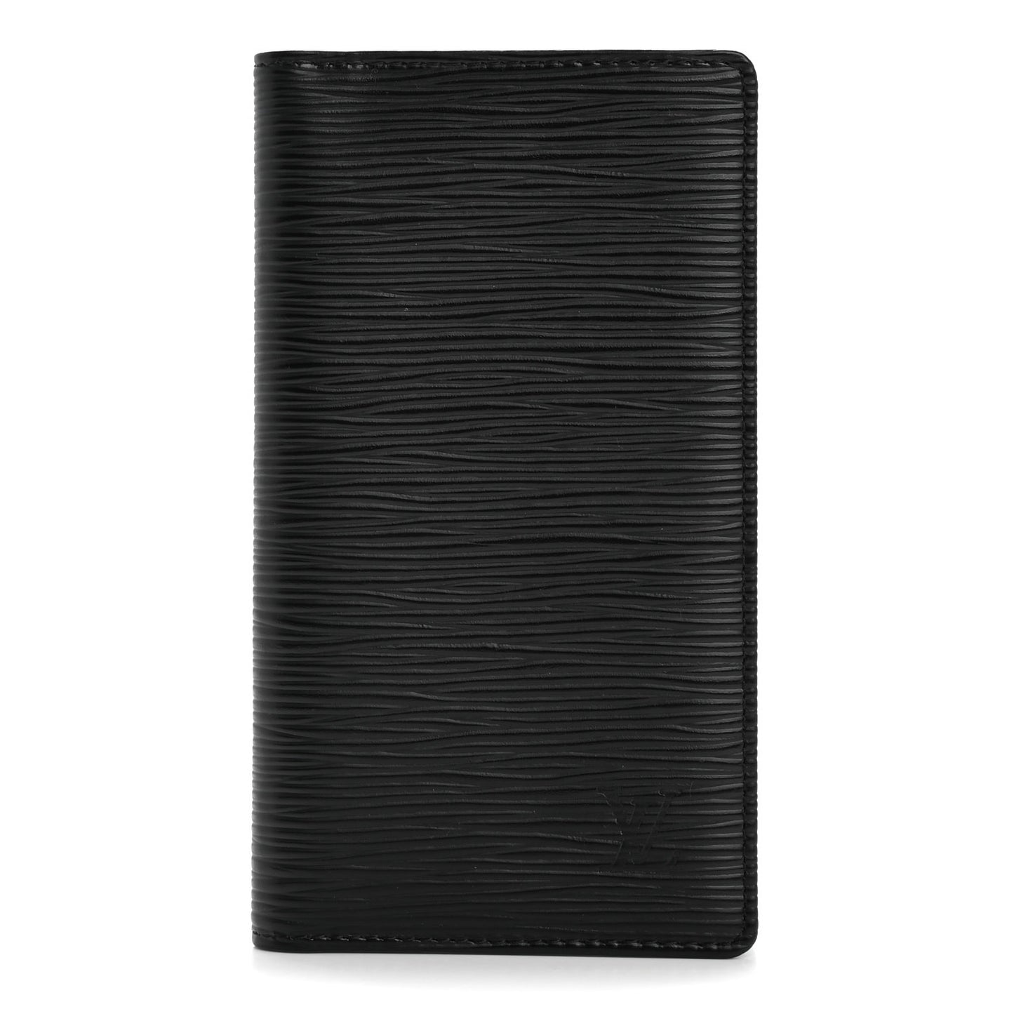 Epi Checkbook Organizer Wallet Black
