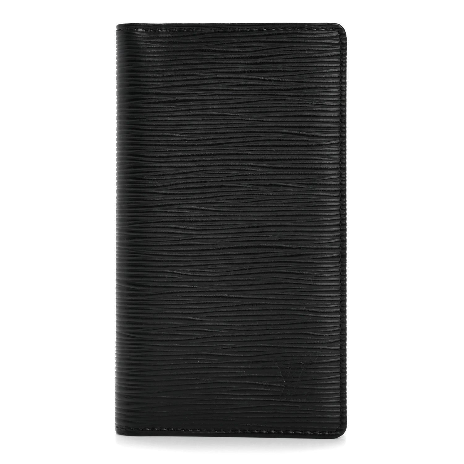 Louis Vuitton Epi Checkbook Organizer Wallet Black 1 of 7