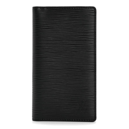 Louis Vuitton Epi Checkbook Organizer Wallet Black 1 of 7