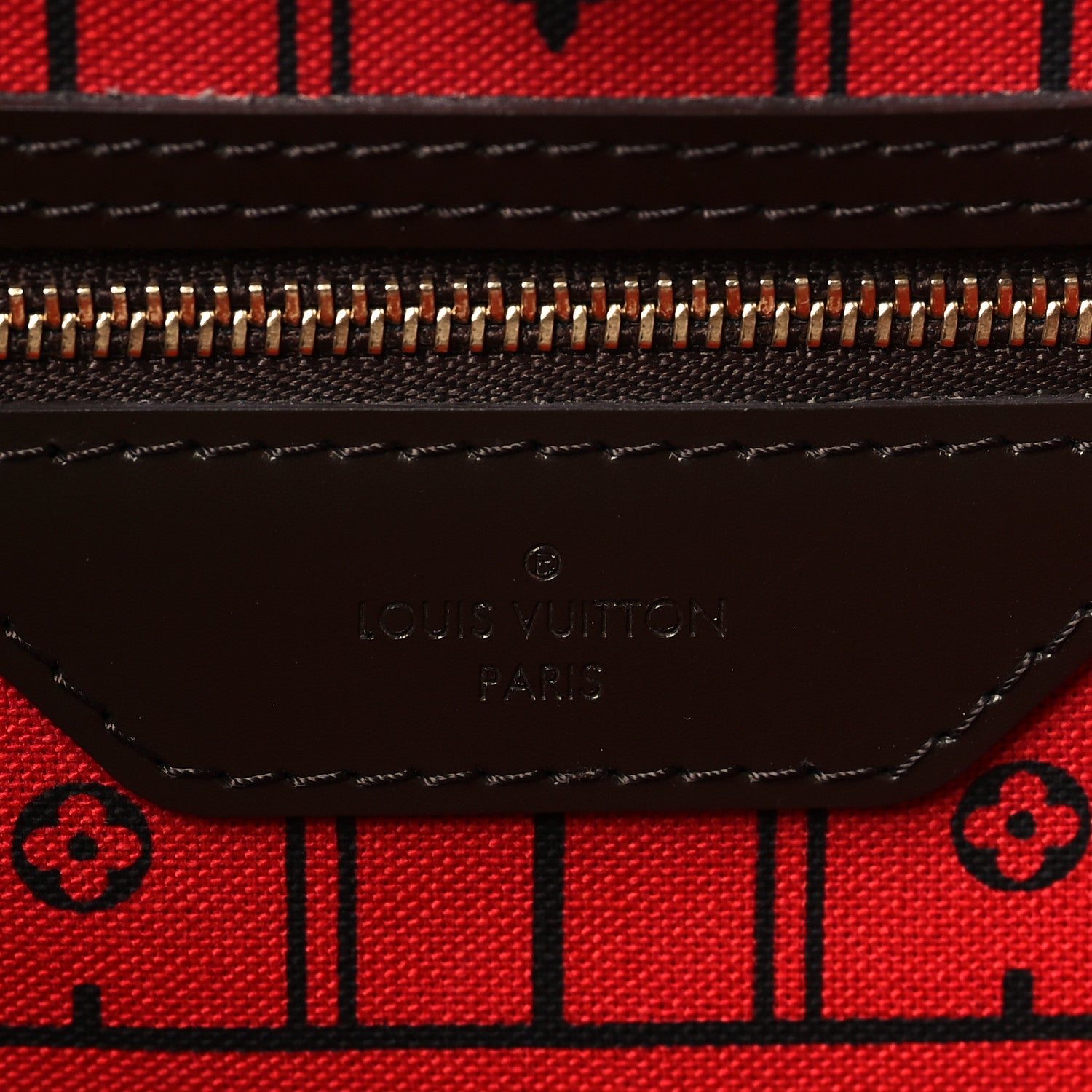 Louis Vuitton Damier Ebene Neverfull MM 6 of 9