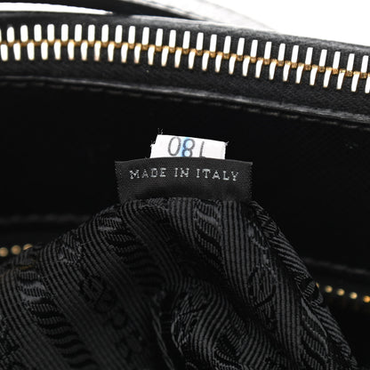 Prada Saffiano Medium Galleria Double Zip Tote Black 6 of 10