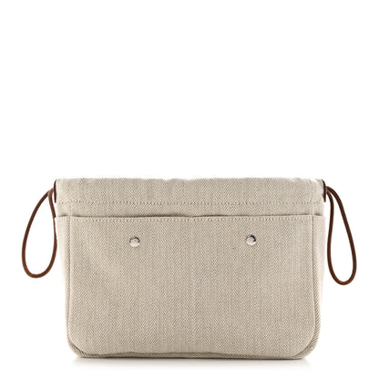 Hermes Canvas Barenia Fourbi 20 PM Pouch Naturel Fauve 1 of 10