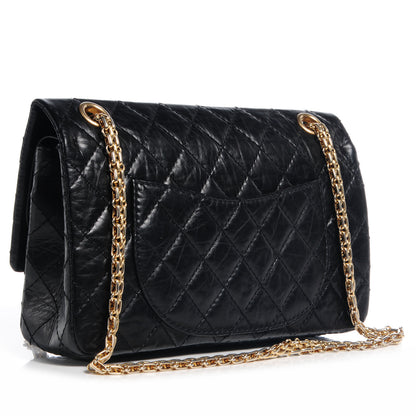 Chanel Aged Calfskin 2.55 Reissue 225 Flap Black 3 of 8