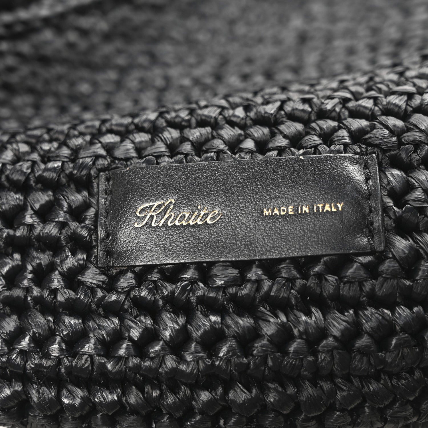 Khaite Raffia Olivia Hobo Black 6 of 9