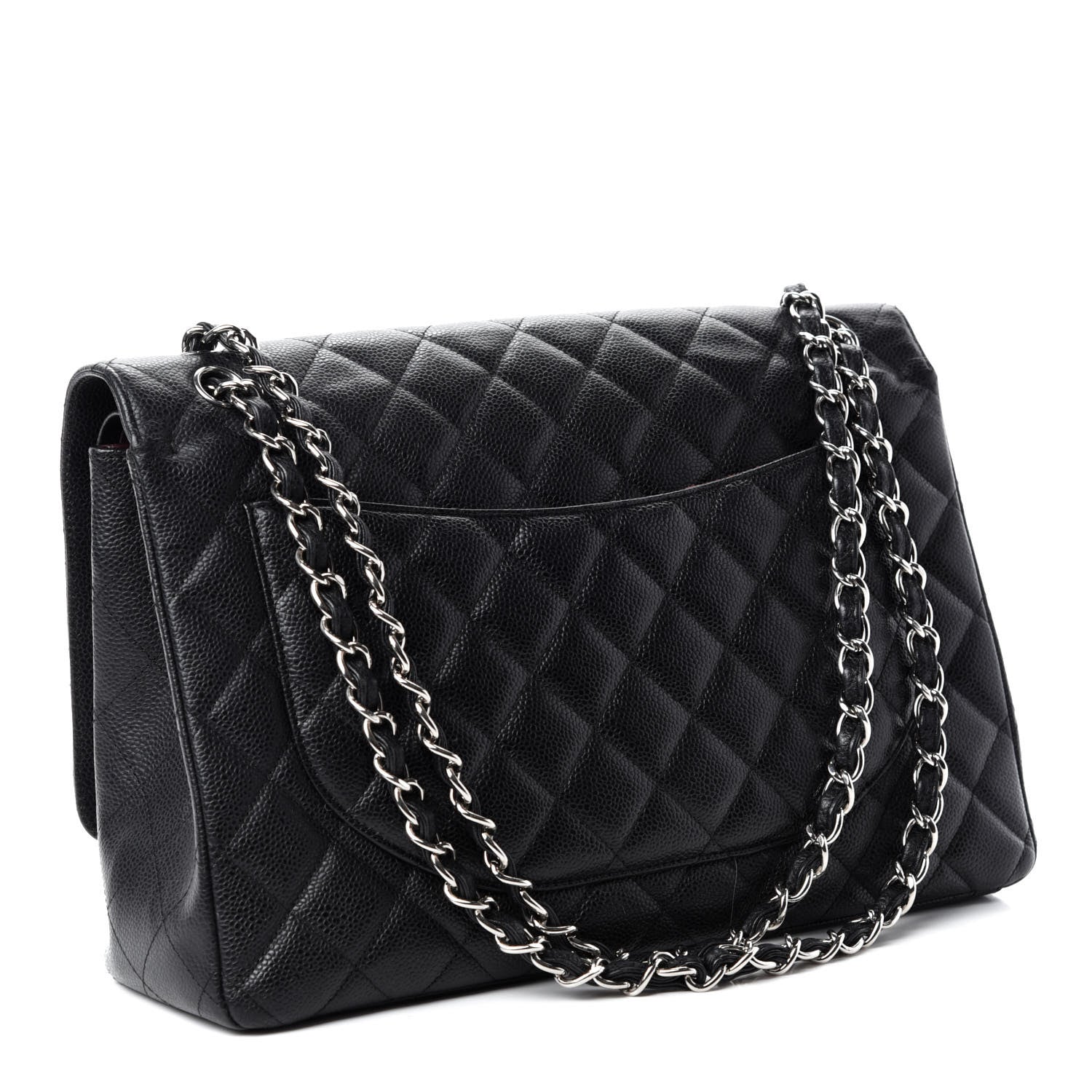 Chanel Caviar Quilted Maxi Double Flap Black 3 of 16