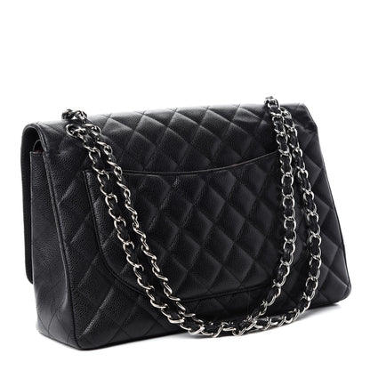 Chanel Caviar Quilted Maxi Double Flap Black 3 of 16