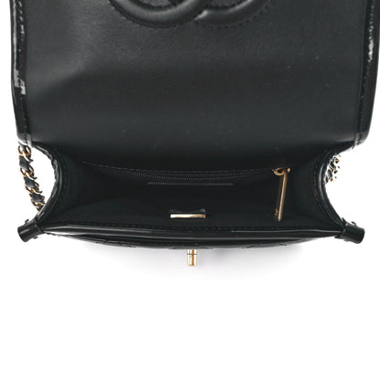 Chanel Patent School Memory Mini Top Handle Flap Black 5 of 12