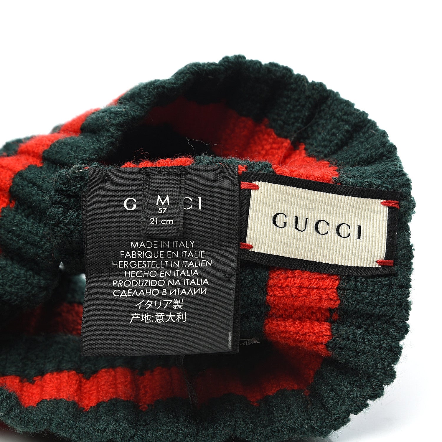 Gucci Wool Knit Web Headband M 5 of 5