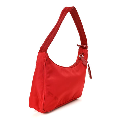 Prada Tessuto Nylon Mini Re-Edition 2000 Bag Rosso 2 of 10