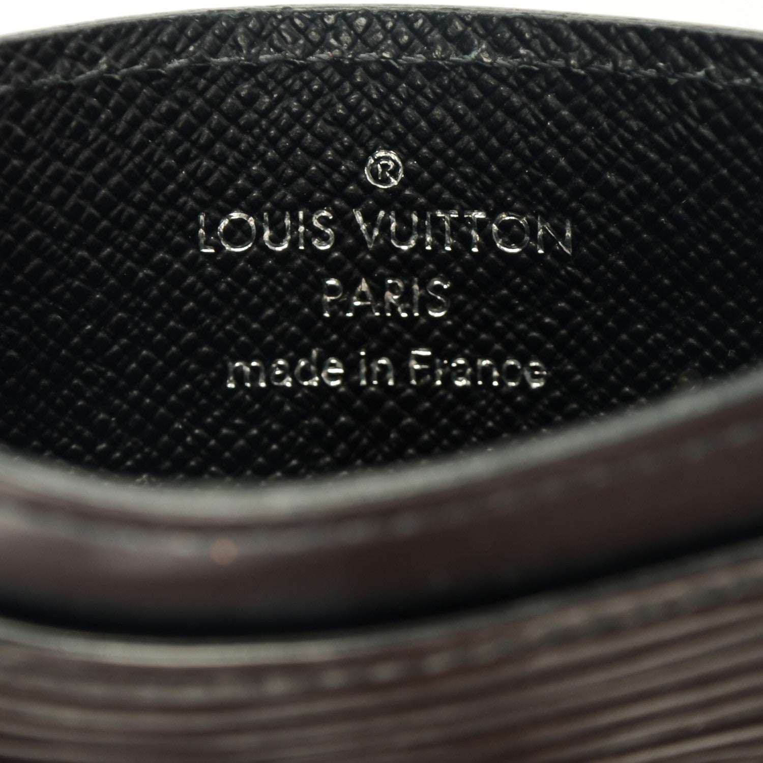 Louis Vuitton Epi Card Holder Black 6 of 7