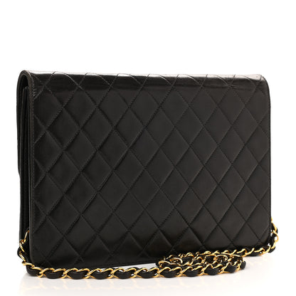 Chanel Lambskin Quilted Small Single Flap Black 2 of 18