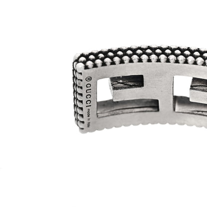 Gucci Sterling Silver Square G Motif Cuff Bracelet 3 of 5