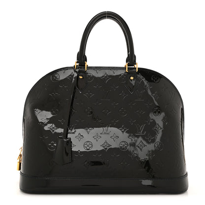Louis Vuitton Vernis Alma GM Noir Magnetique 1 of 13