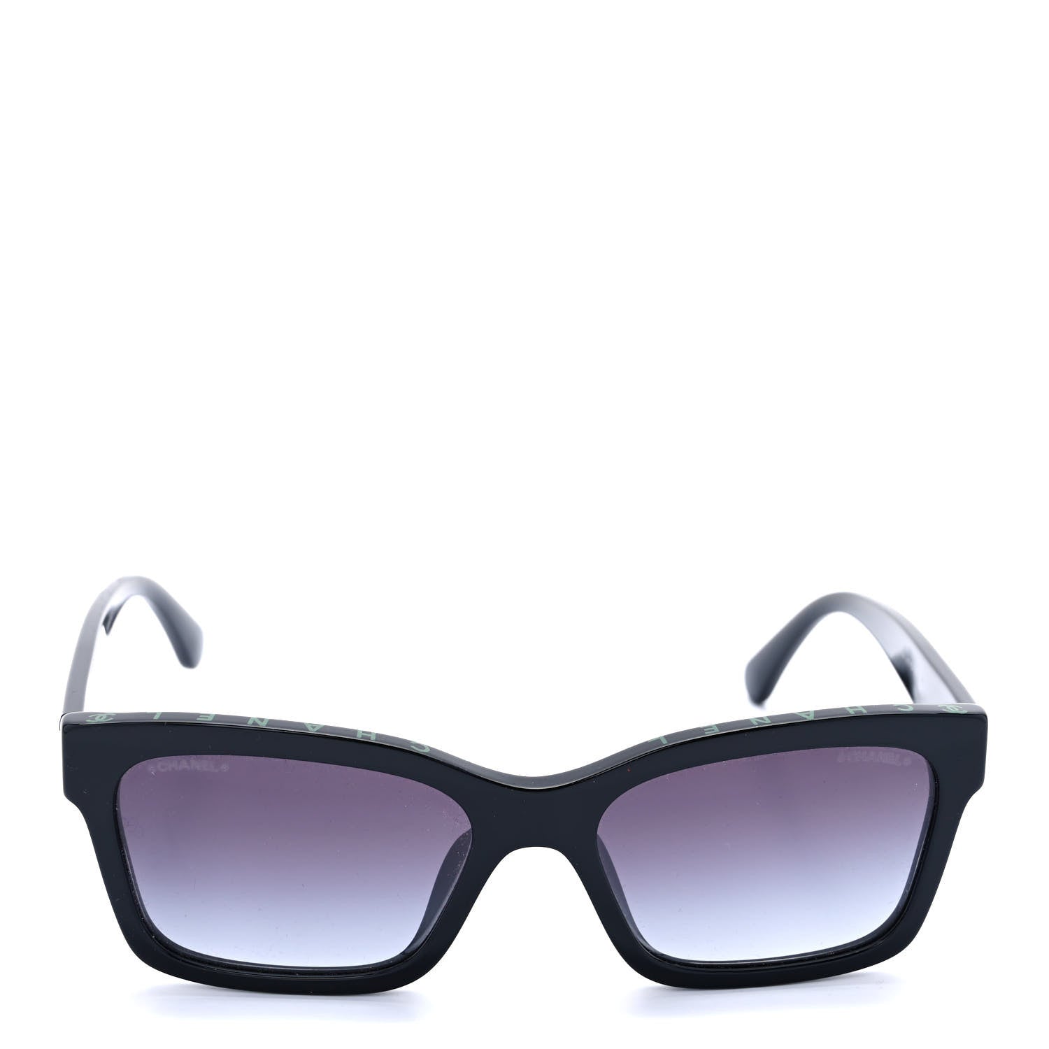 Chanel Acetate Square Sunglasses 5417-A Black 2 of 9