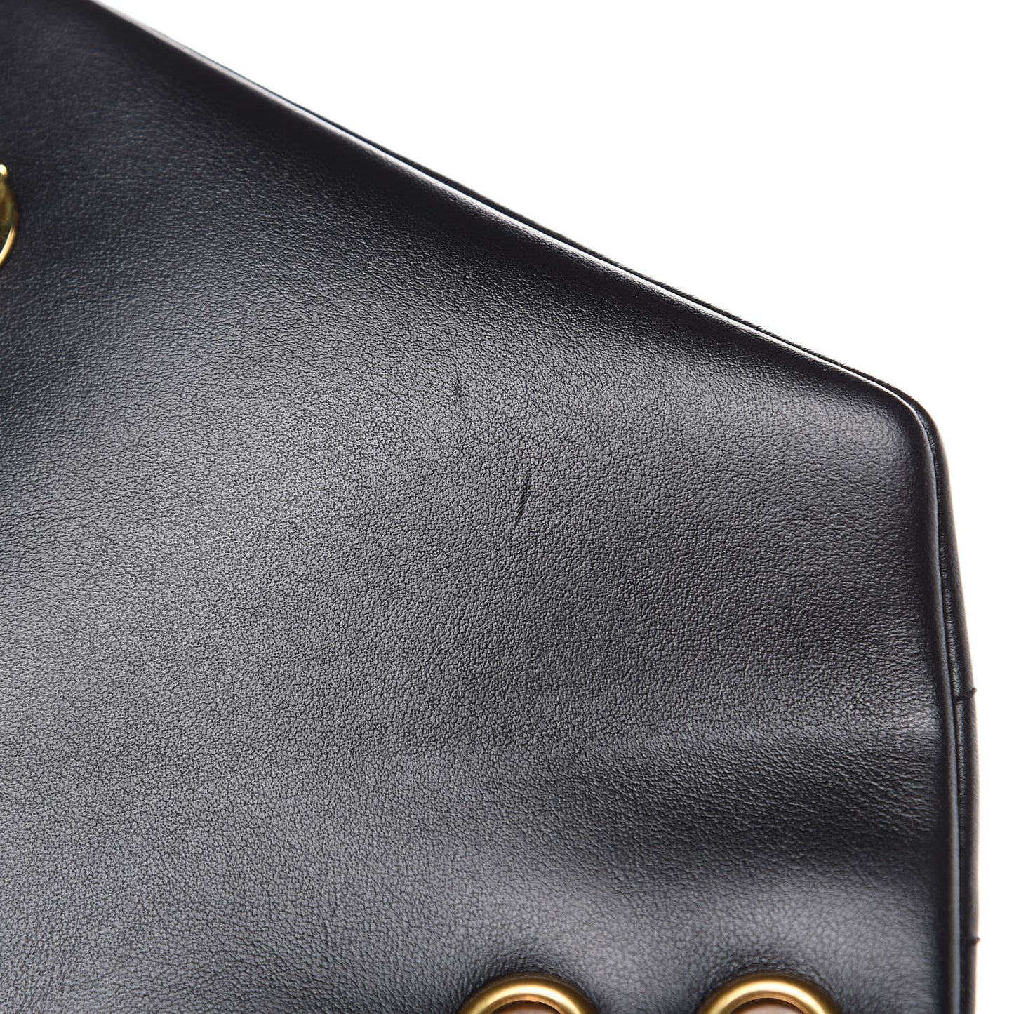 Calfskin Y Quilted Monogram Small Loulou Chain Satchel Black