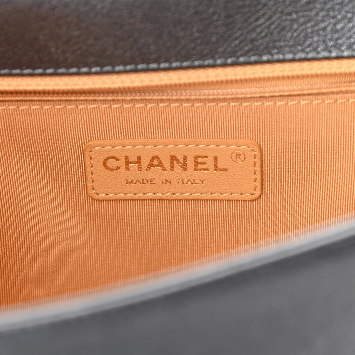 Chanel Metallic Calfskin Quilted New Medium Boy Flap Dark Grey 6 of 10