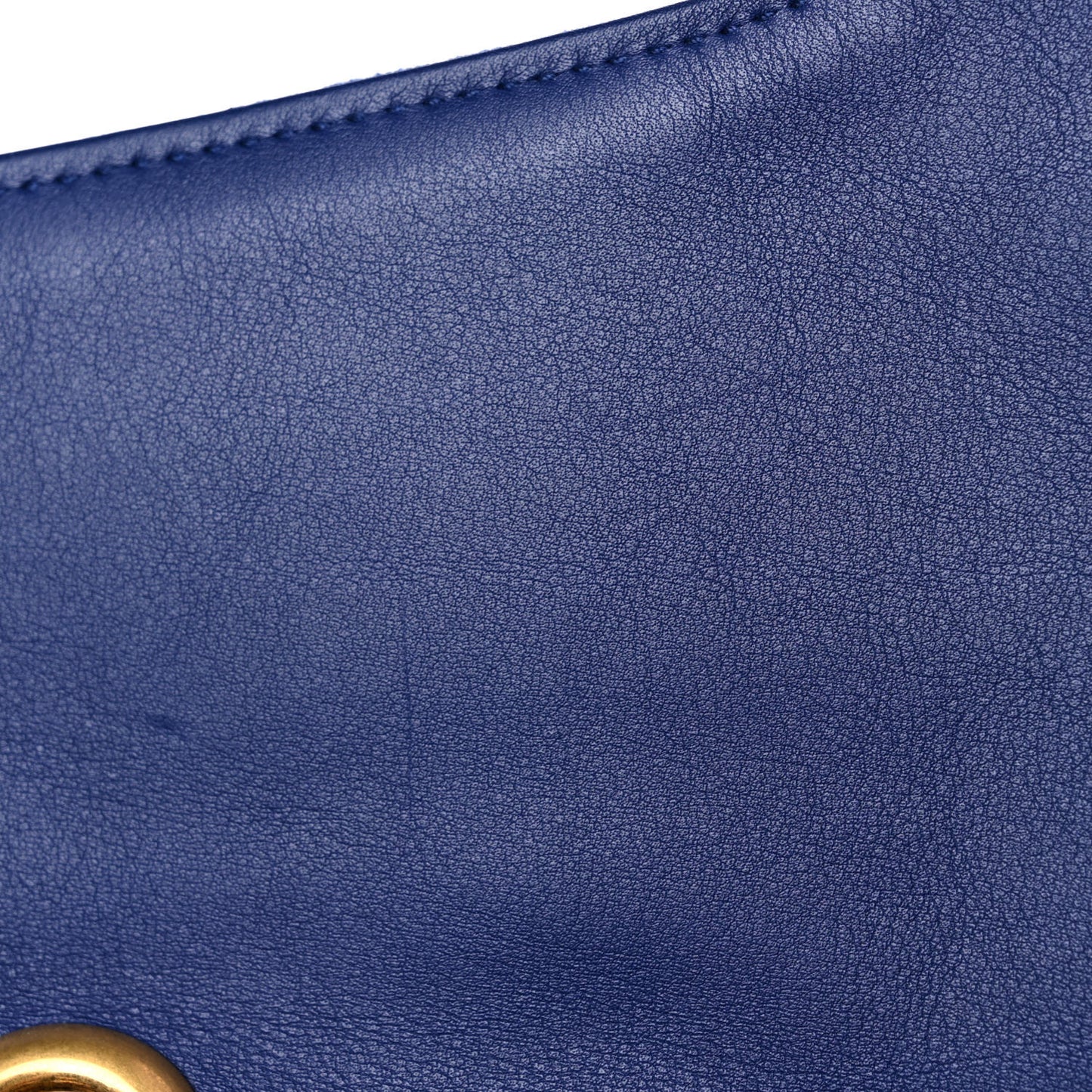 Velvet Matelasse Medium GG Marmont Shoulder Bag Cobalt Blue