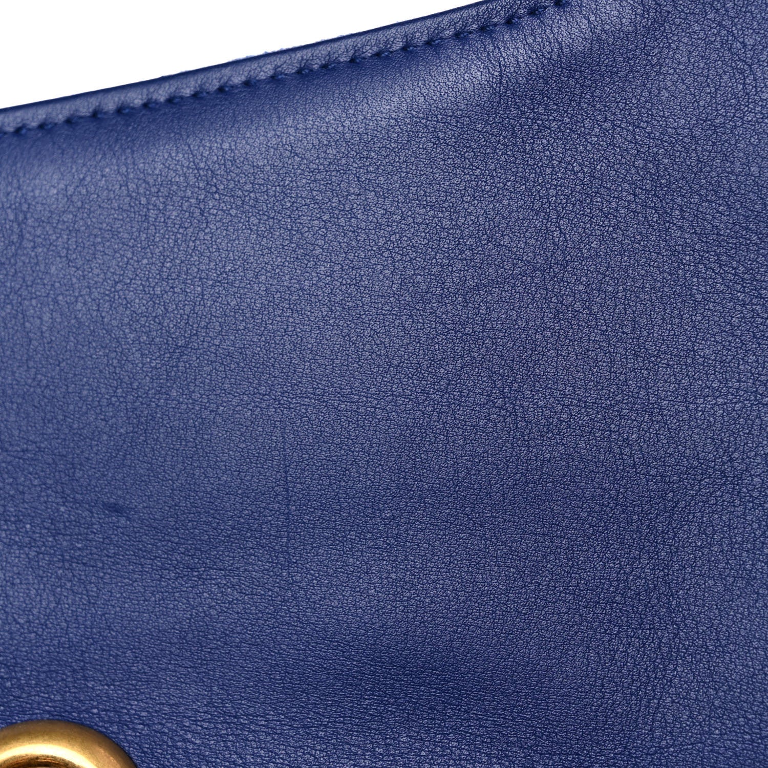 Gucci Velvet Matelasse Medium GG Marmont Shoulder Bag Cobalt Blue 15 of 16