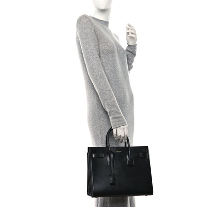 Saint Laurent Calfskin Small Sac De Jour Black 2 of 9