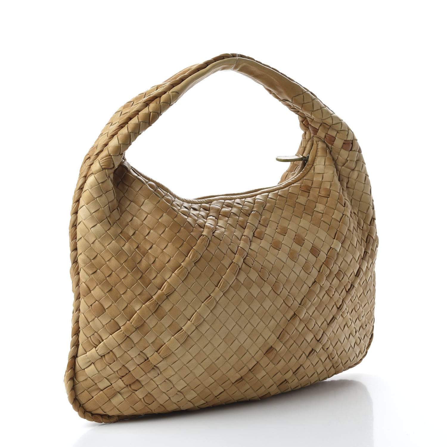 Bottega Veneta Nappa Intrecciato Medium Nuvolato Veneta Hobo Paille 3 of 9