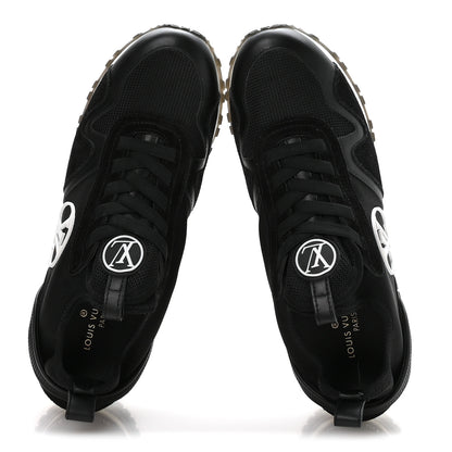 Louis Vuitton Calfskin Run Away Sneakers 37 Black 2 of 10