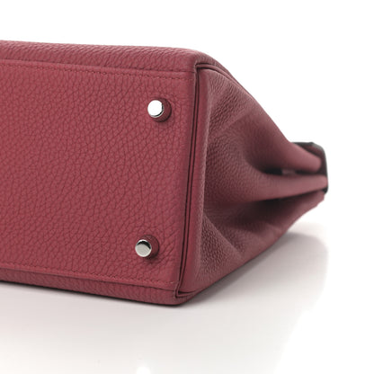 Hermes Togo Kelly Retourne 28 Rouge Grenat 10 of 11