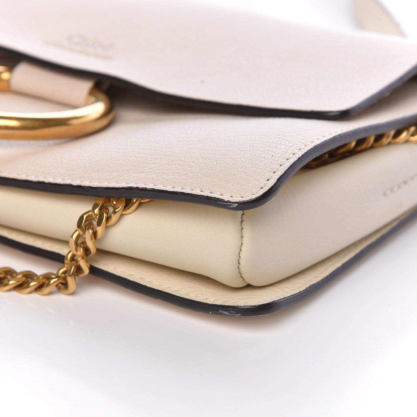 Goatskin Small Faye Shoulder Bag Tan