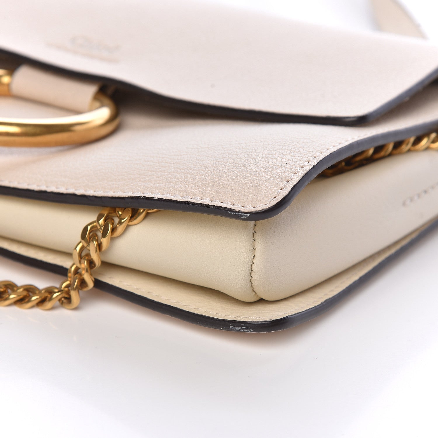 Chloe Goatskin Small Faye Shoulder Bag Tan 6 of 12