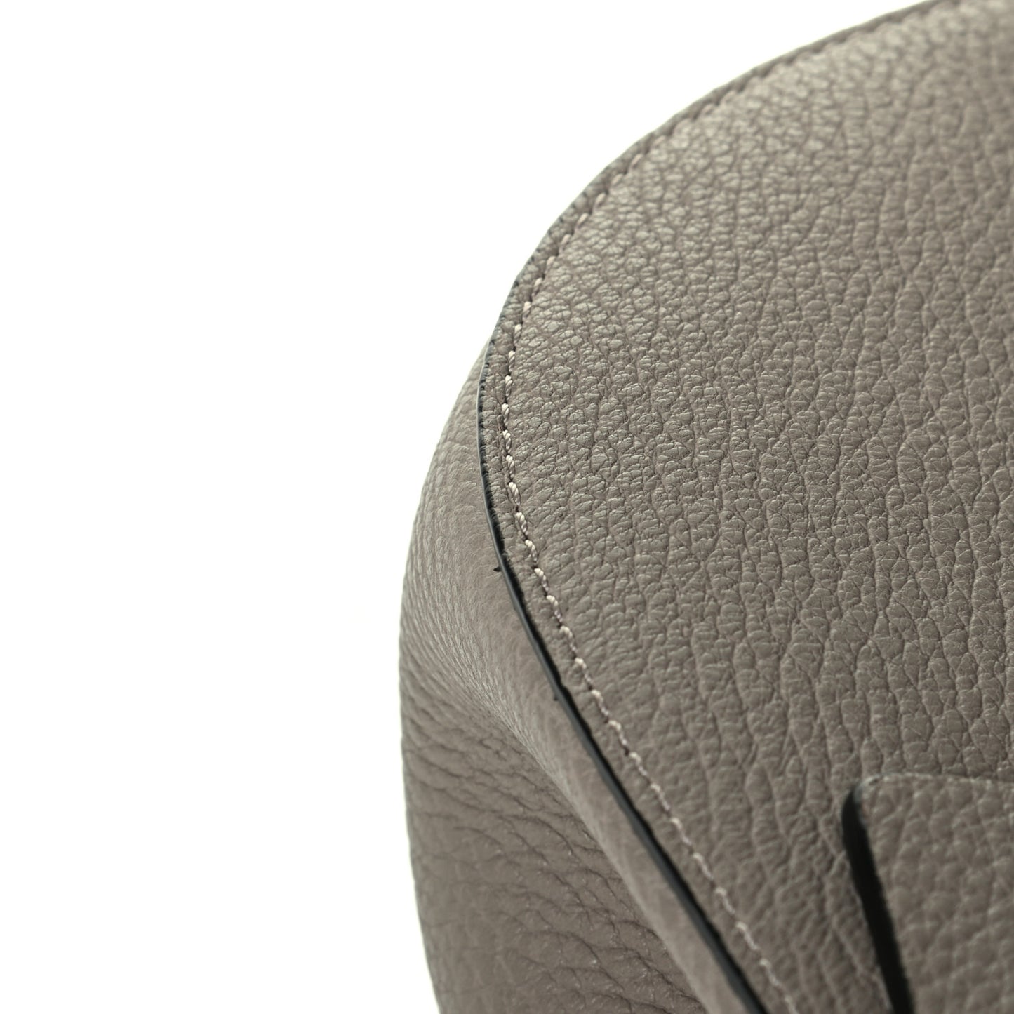 Grained Lambskin Drew Shoulder Bag Motty Grey