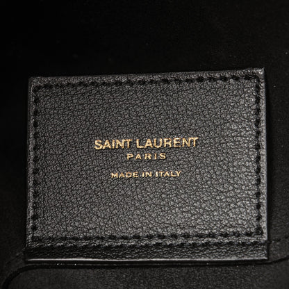 Saint Laurent Calfskin Large Shopping Tote Black 8 of 9