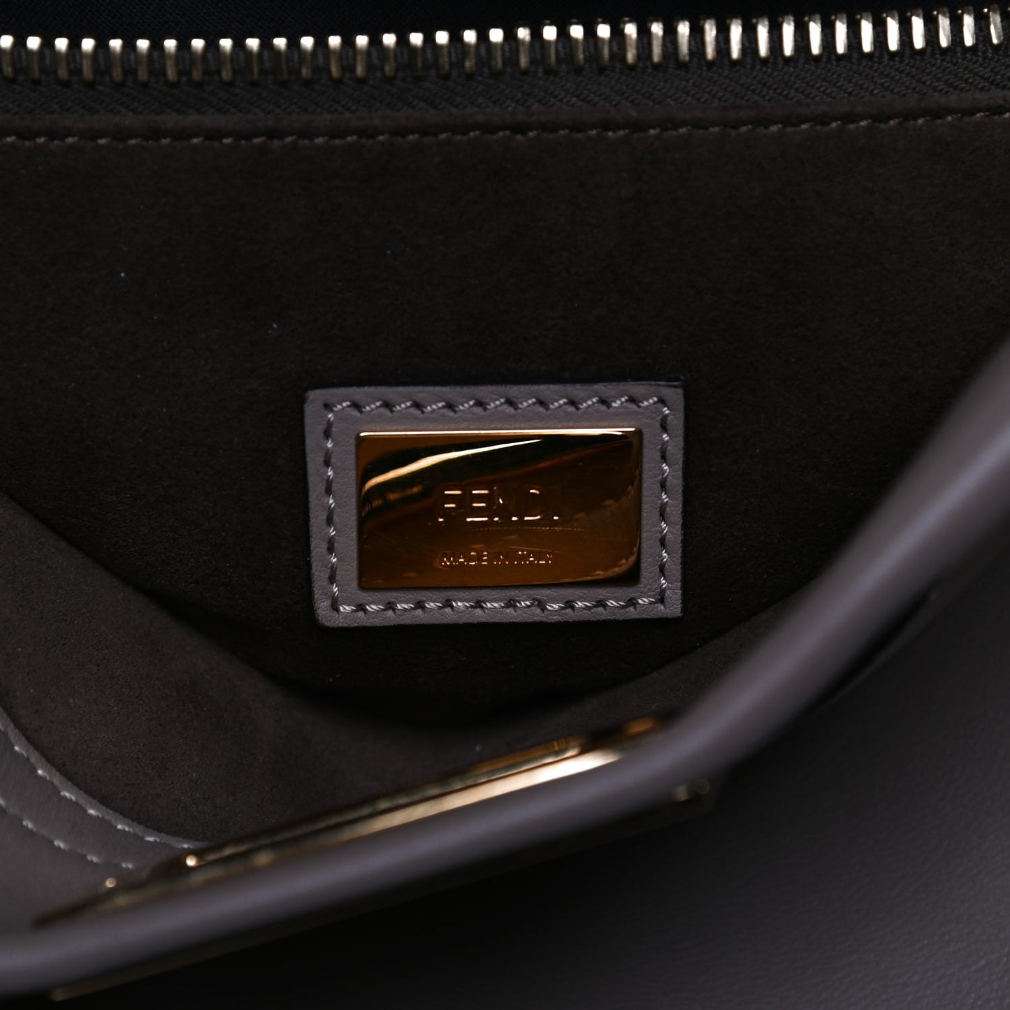 Vitello Seta Plexiglass Tortoise Medium Peekaboo Iconic Satchel Tortora