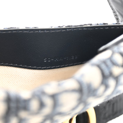 Christian Dior Oblique Saddle Belt Pouch Blue 5 of 7