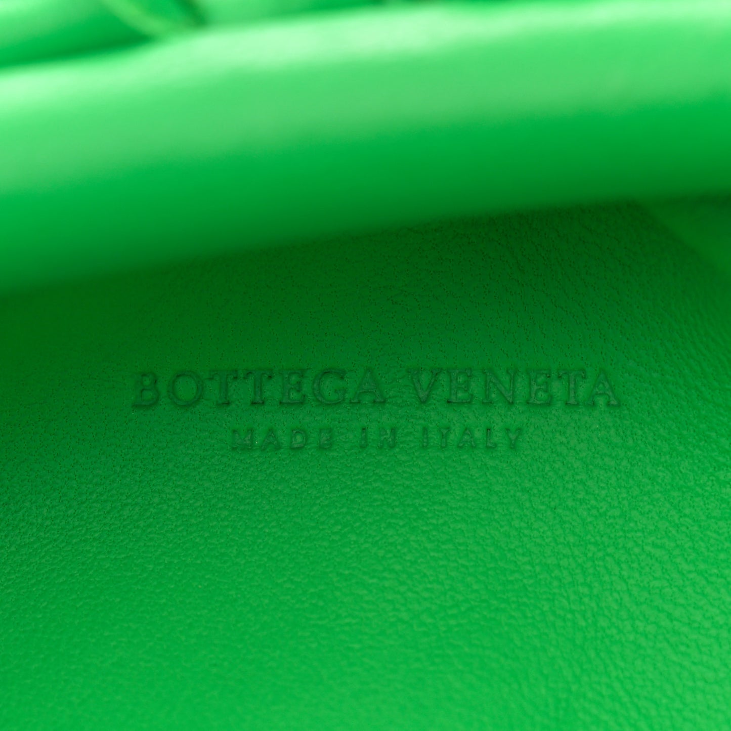 Nappa Intrecciato The Mini Pouch Clutch Parakeet