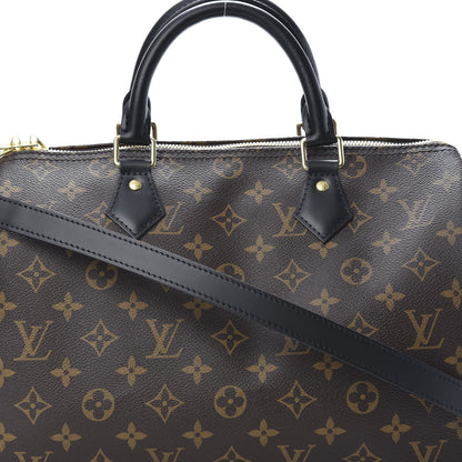 Louis Vuitton Monogram My World Tour Speedy Bandouliere 30 Black 8 of 10
