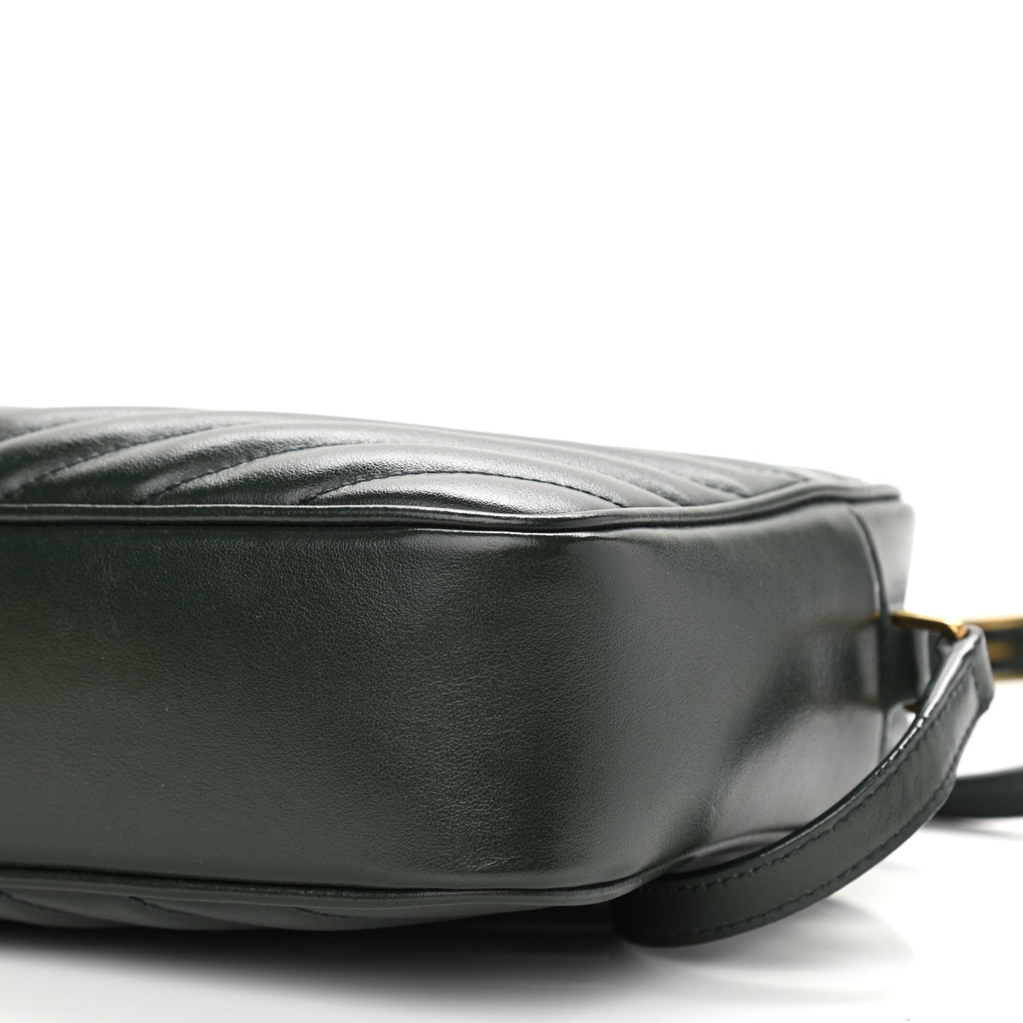 Calfskin Matelasse Monogram Lou Camera Bag Military Green
