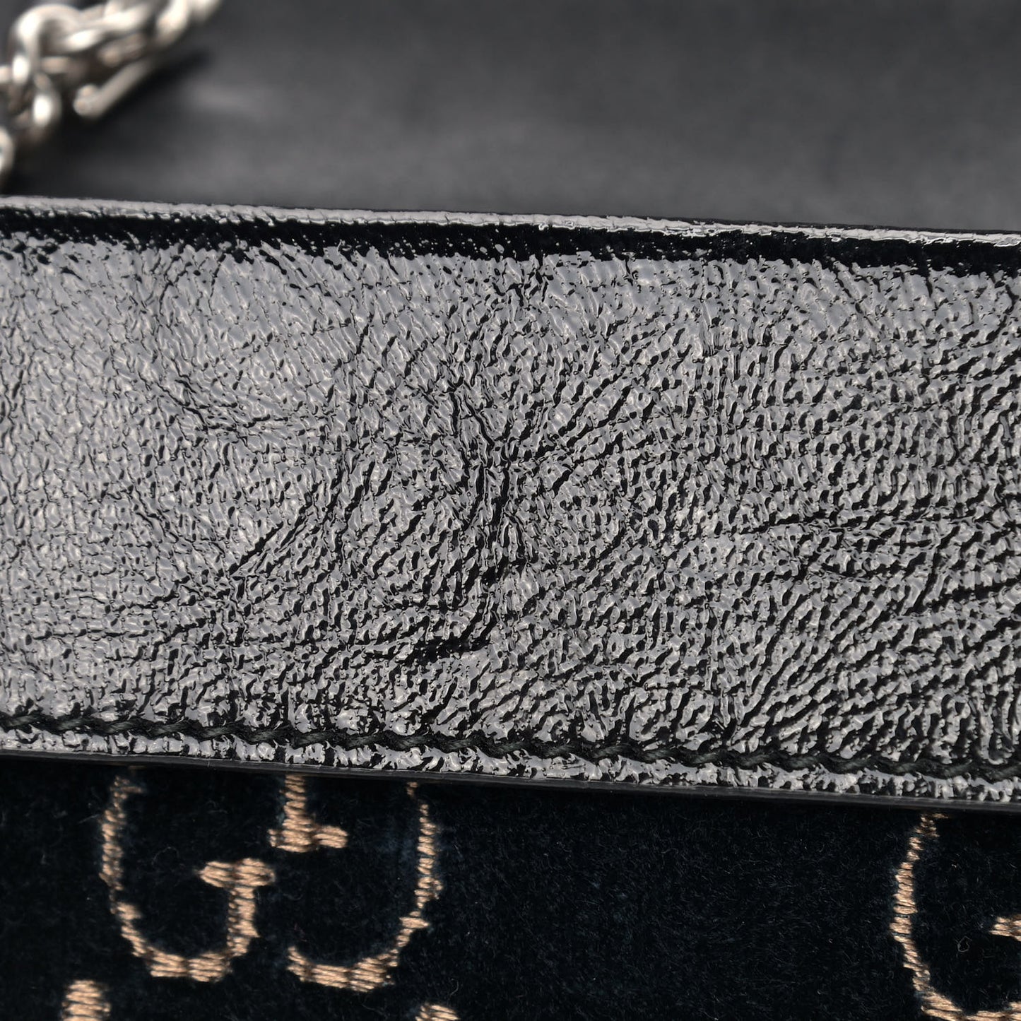 Velvet GG Monogram Super Mini Dionysus Shoulder Bag Blue Beige Black