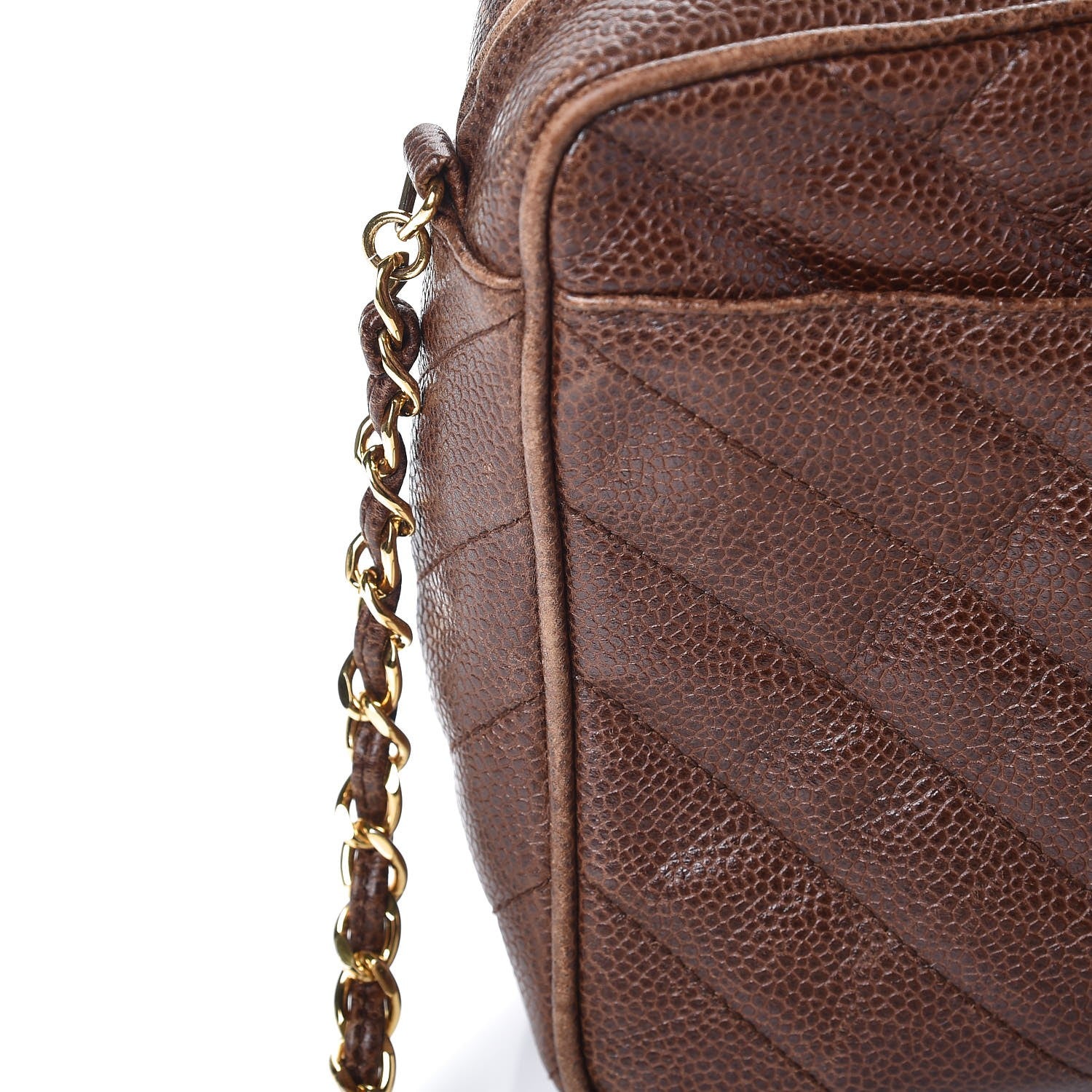 Chanel Caviar Camera Case Brown 13 of 17