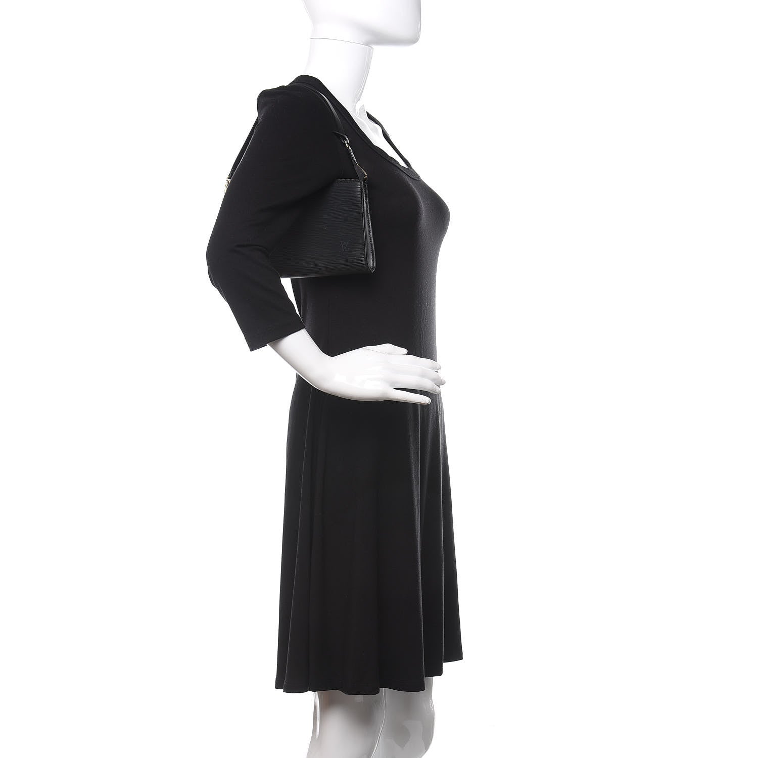 Louis Vuitton Epi Pochette Accessories 24 Black 2 of 11