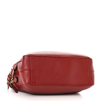 Prada Vitello Daino Medium Double Zip Shoulder Bag Rosso 4 of 10
