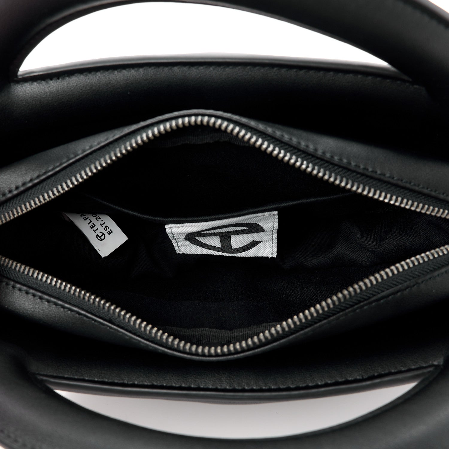 Telfar Vegan Leather Round Circle Bag Black 5 of 10