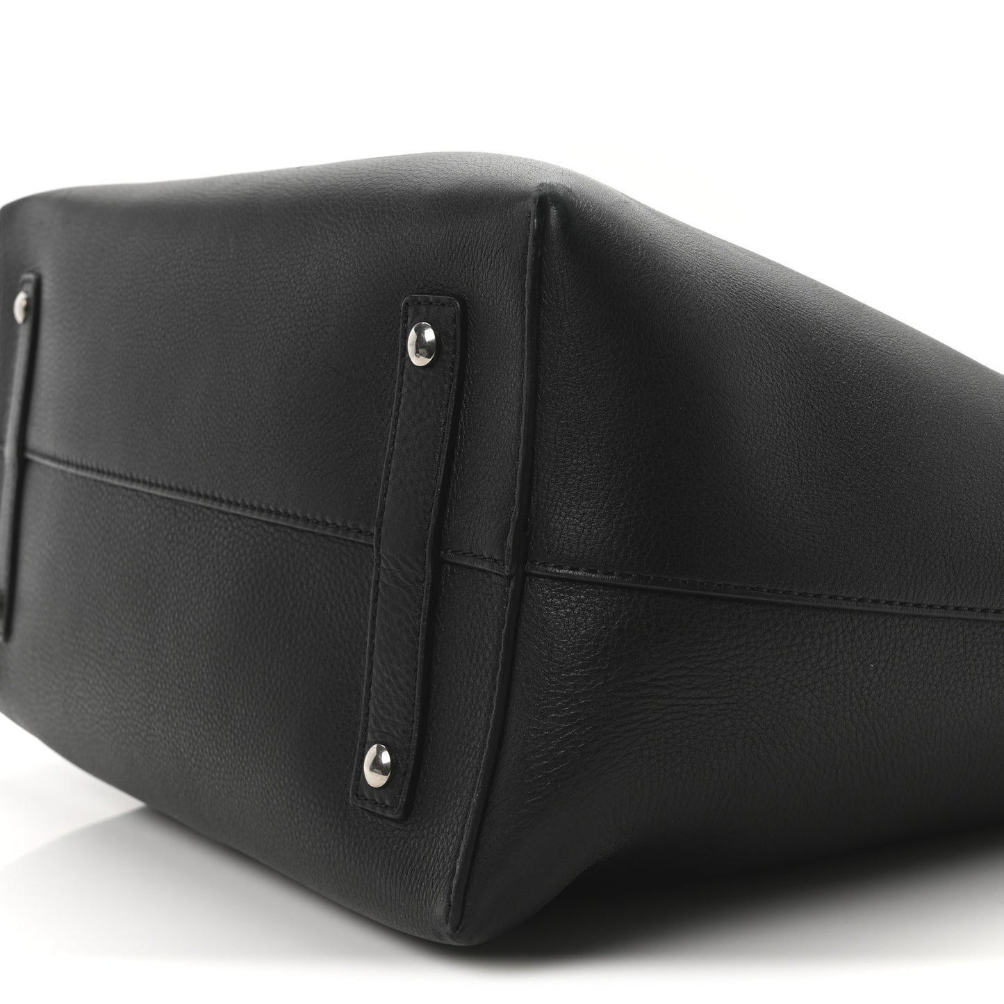 Marais Calfskin Large Belt Bag Black