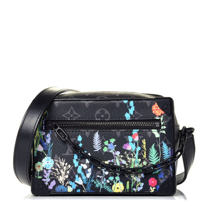 Louis Vuitton Monogram Eclipse Flower Print Mini Soft Trunk 1 of 9