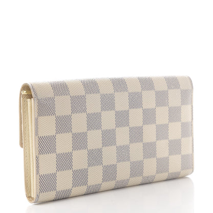 Louis Vuitton Damier Azur Sarah Wallet 3 of 11