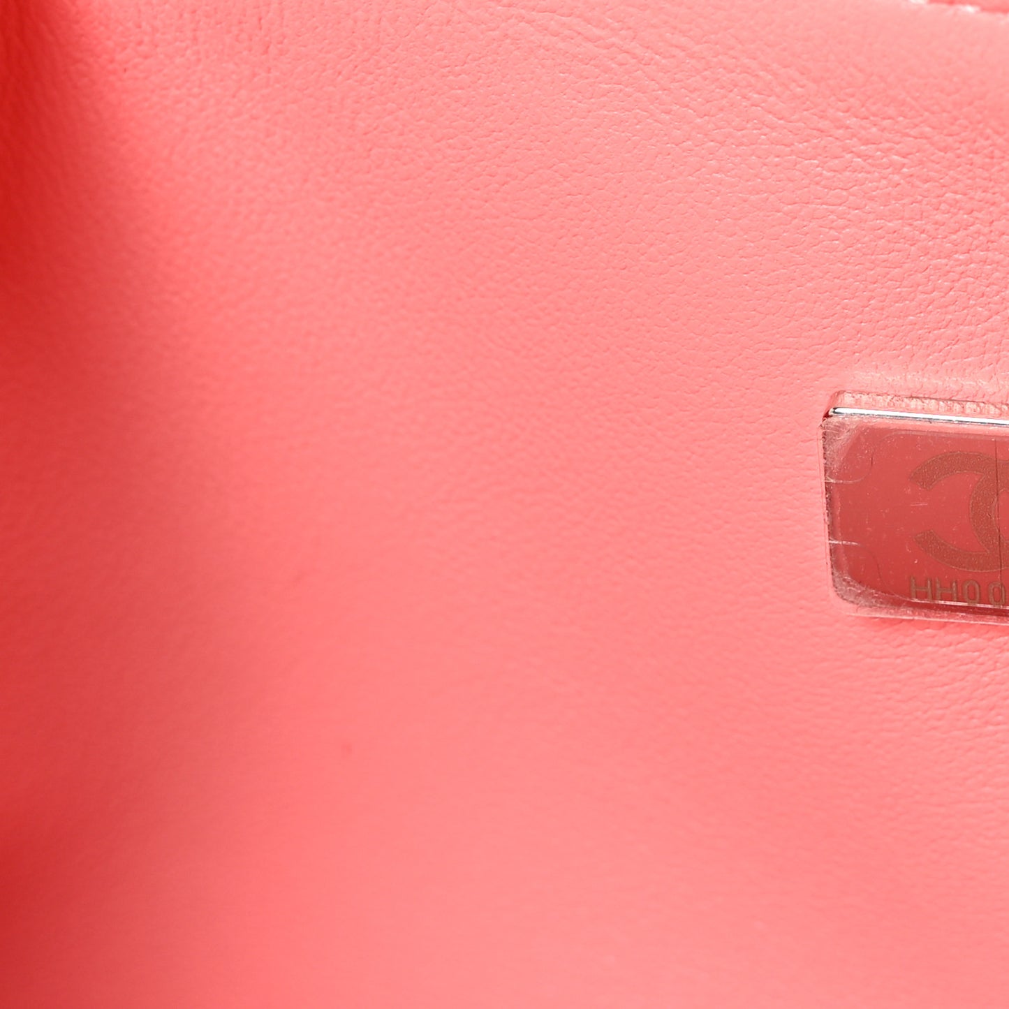 Lambskin Quilted Medium Double Flap Black Pink